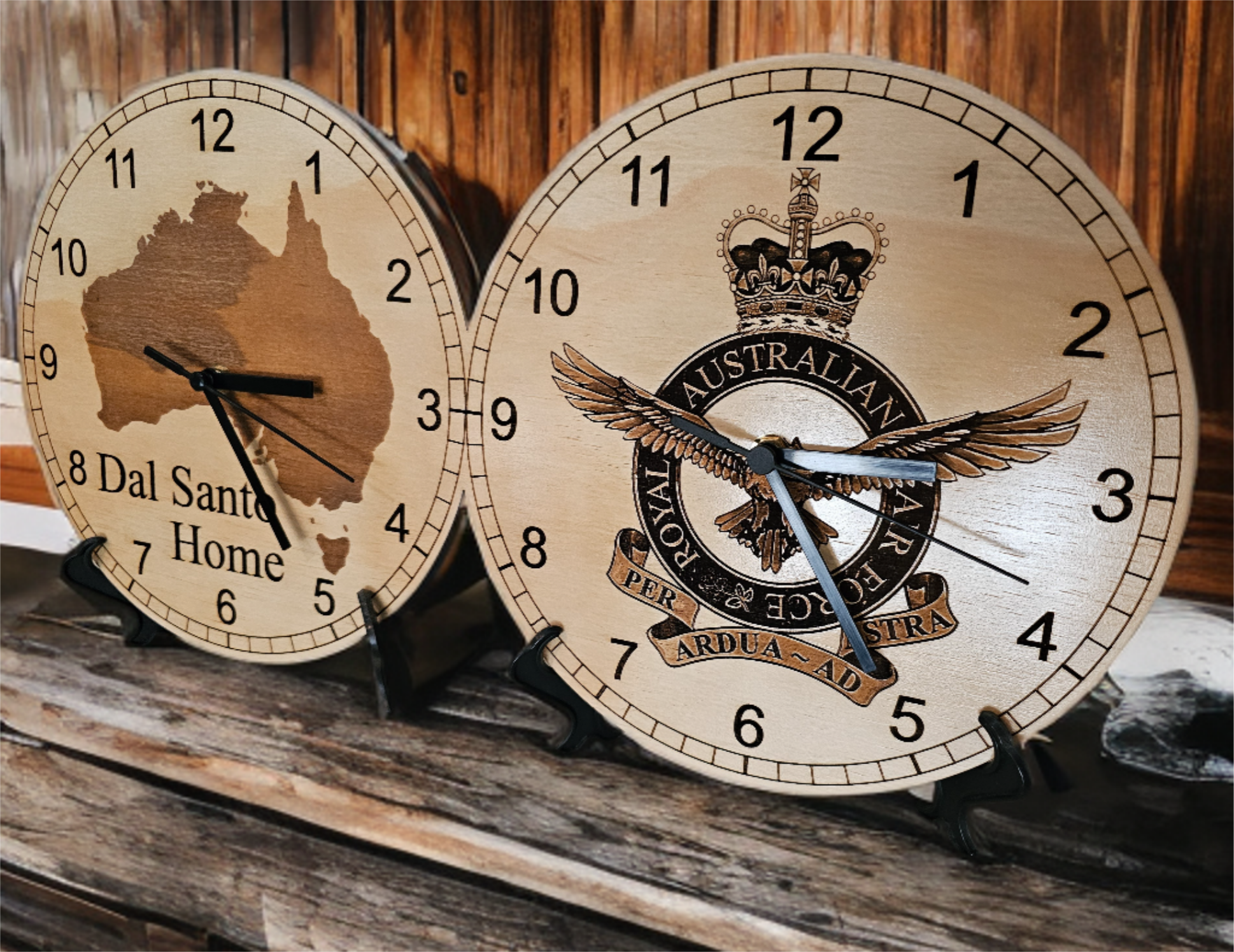 Custom Engraved Clocks