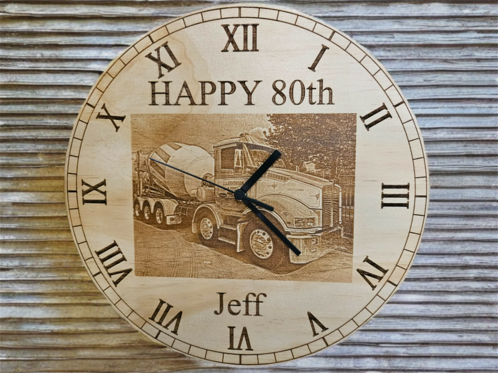 Custom Engraved Clocks