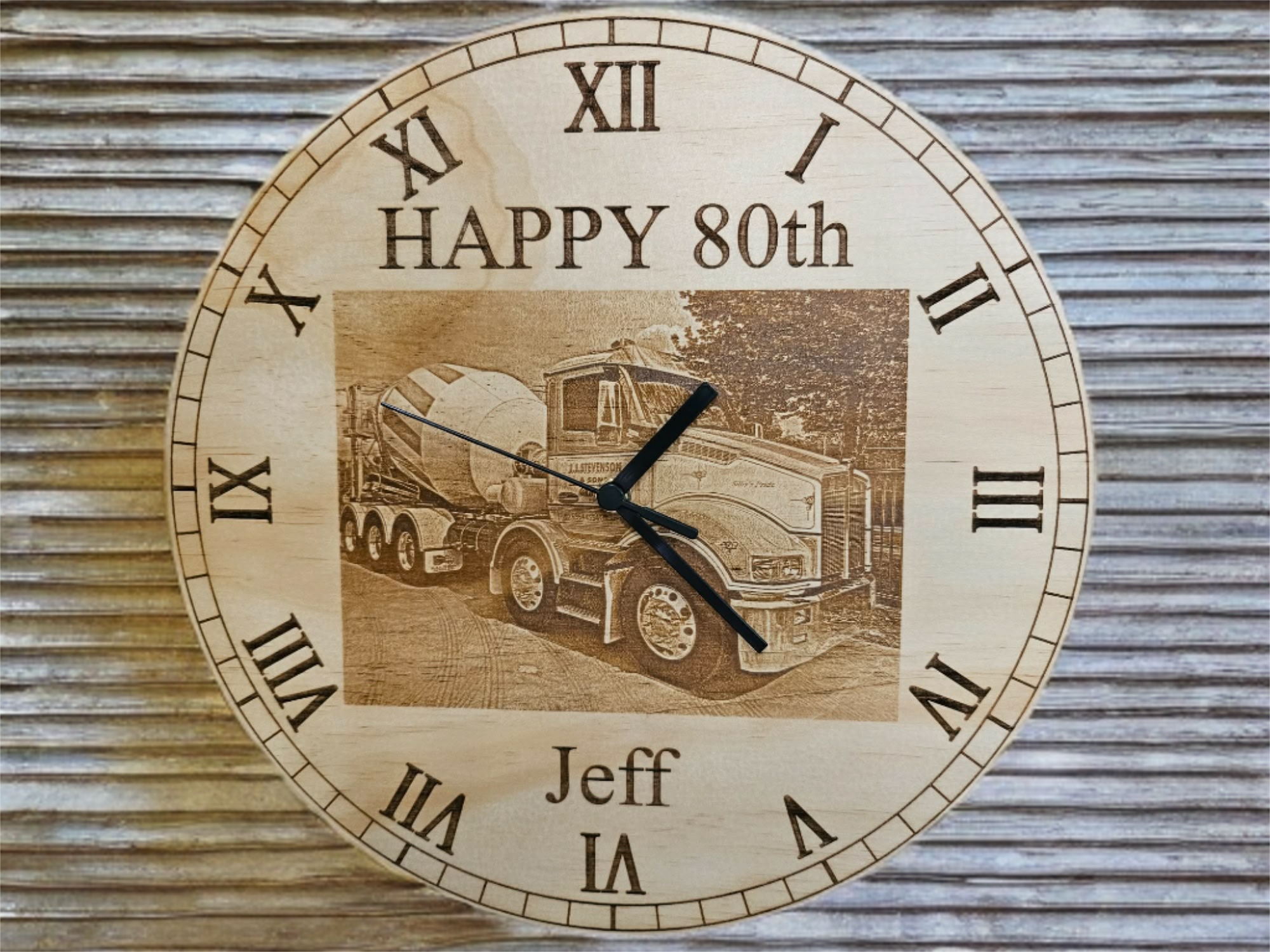 Custom Engraved Clocks