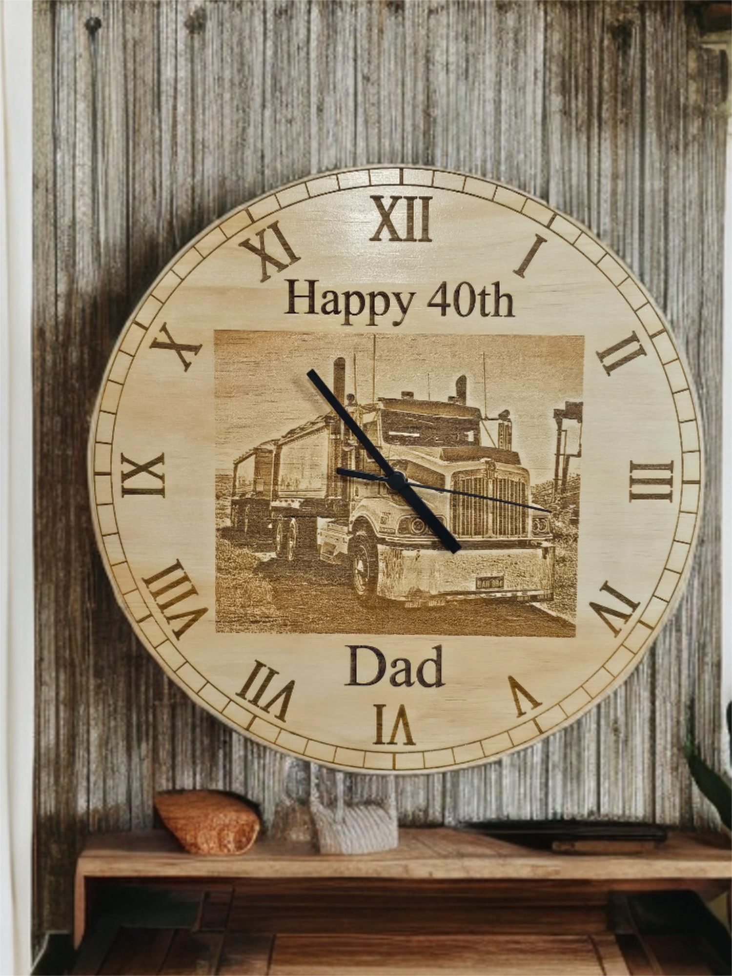 Custom Engraved Clocks