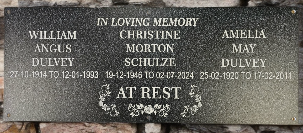 Memorial Plaques
